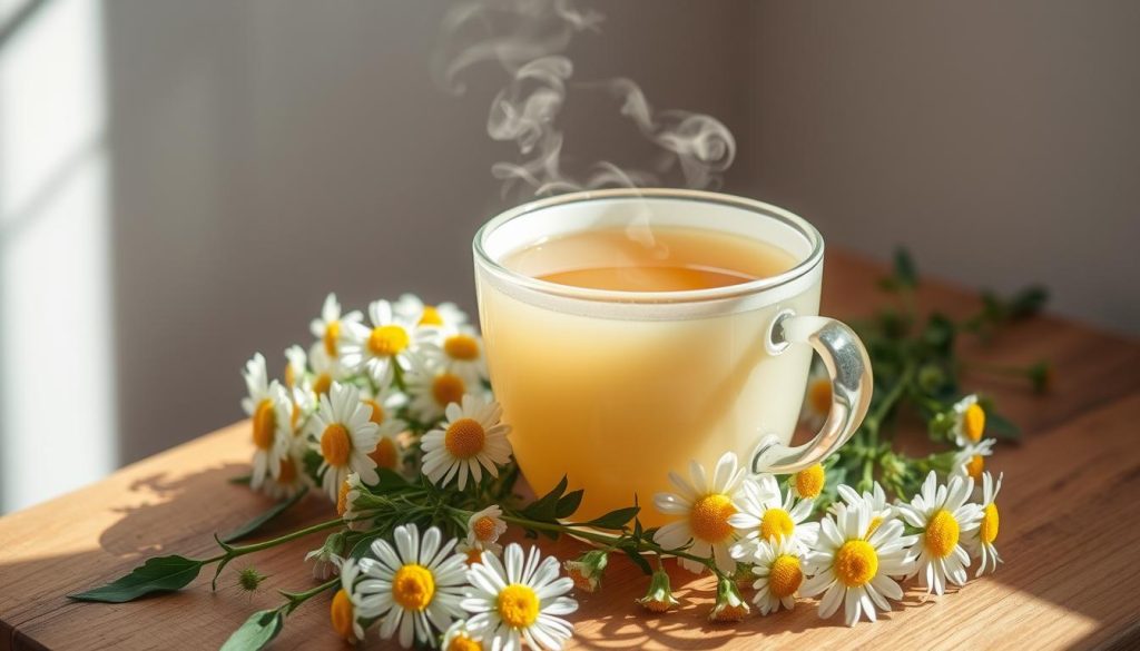 benefícios do chá de camomila