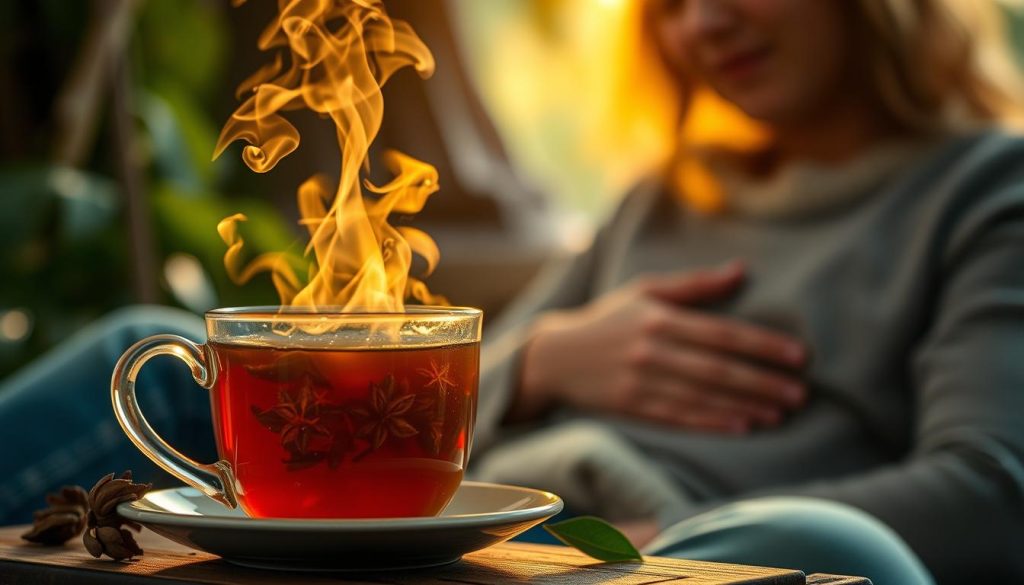 chá de espinheira-santa