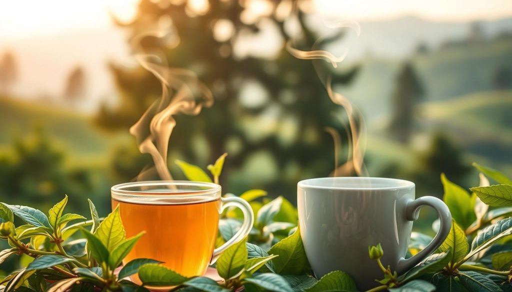 chá para gordura no fígado